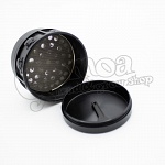 Grinder metal 56 mm 3 part crank arm black 4